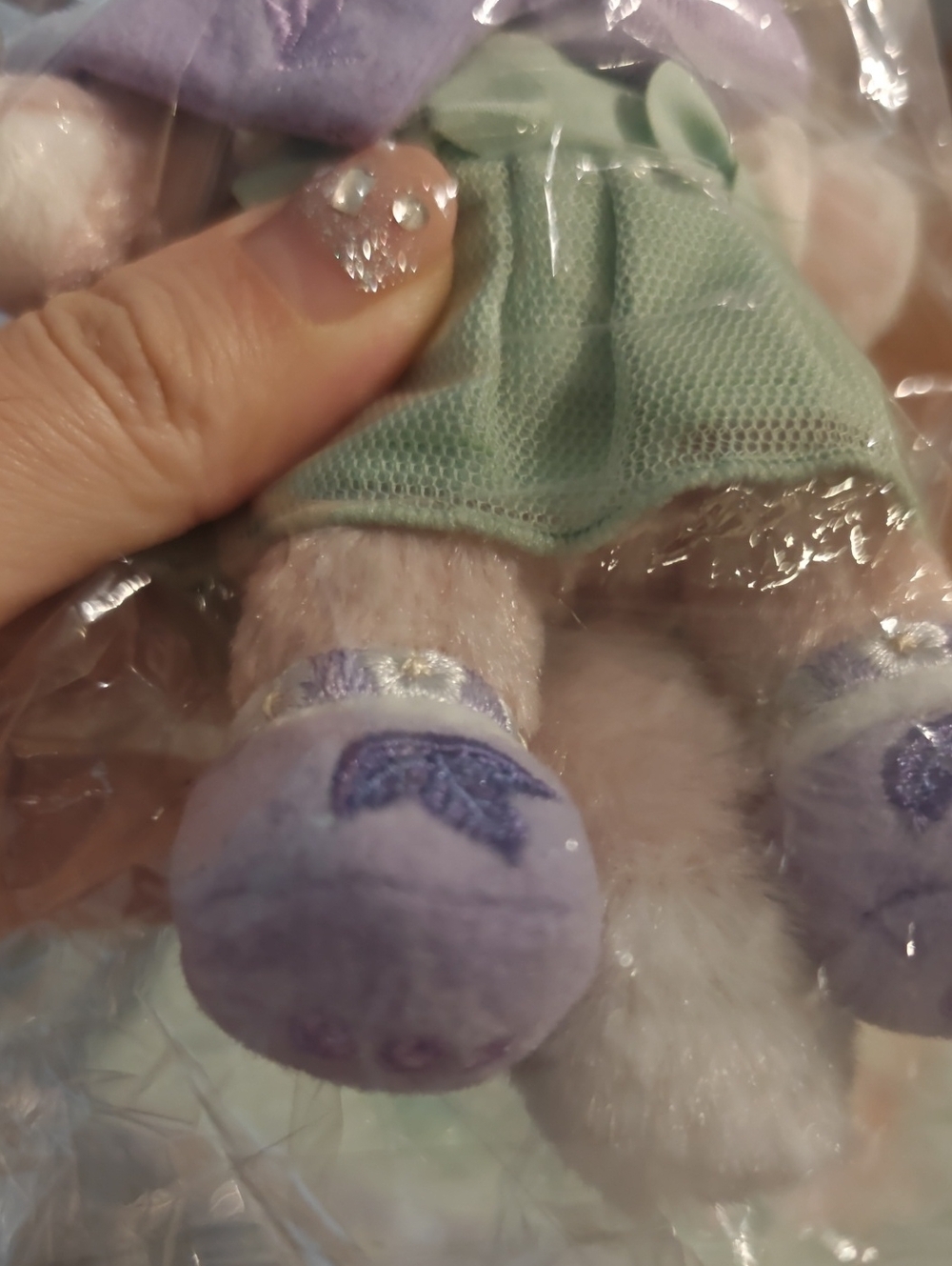 Linabell Hong Kong Disney Limited Plush Keychain & Tokyo Disney Mini Tote Set - Picture 5 of 7